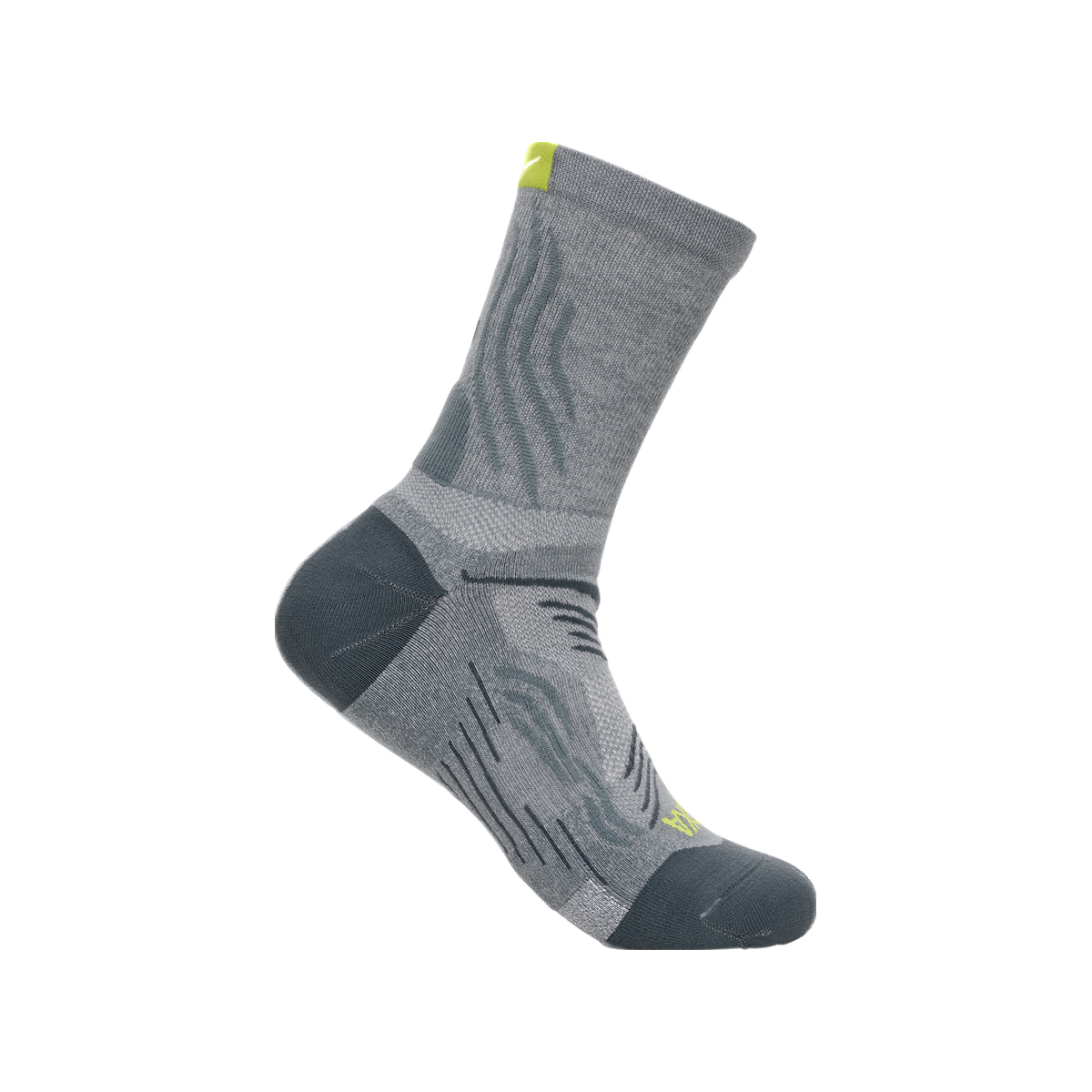 Hoka Bondi QTR Run Socks - Unisex, Slate Blue, sock view