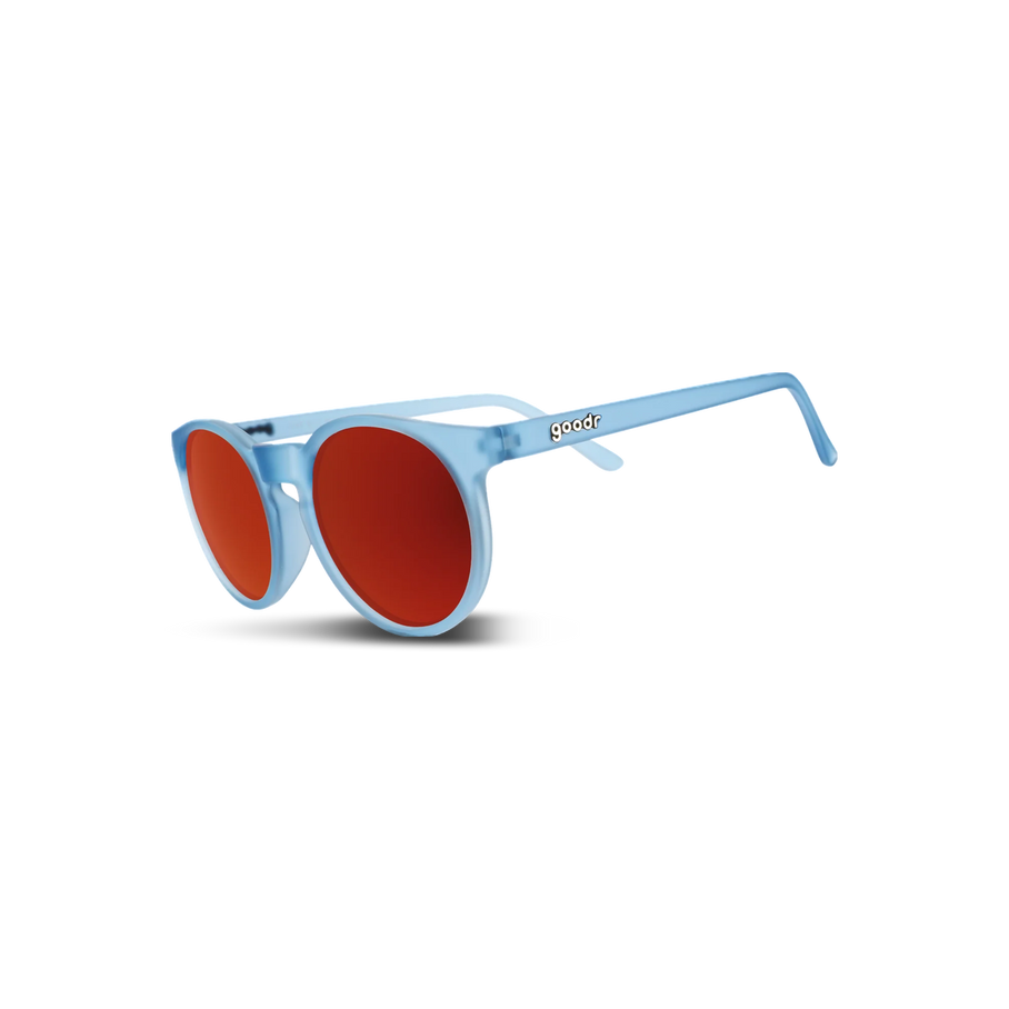 Goodr Sunglasses - Circle G, VHS Soul in a 4K World, three-quarter view