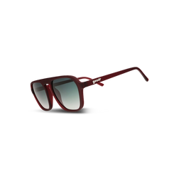 Goodr Sunglasses - Retro G, Conversation Pit Regular, three-quarter view
