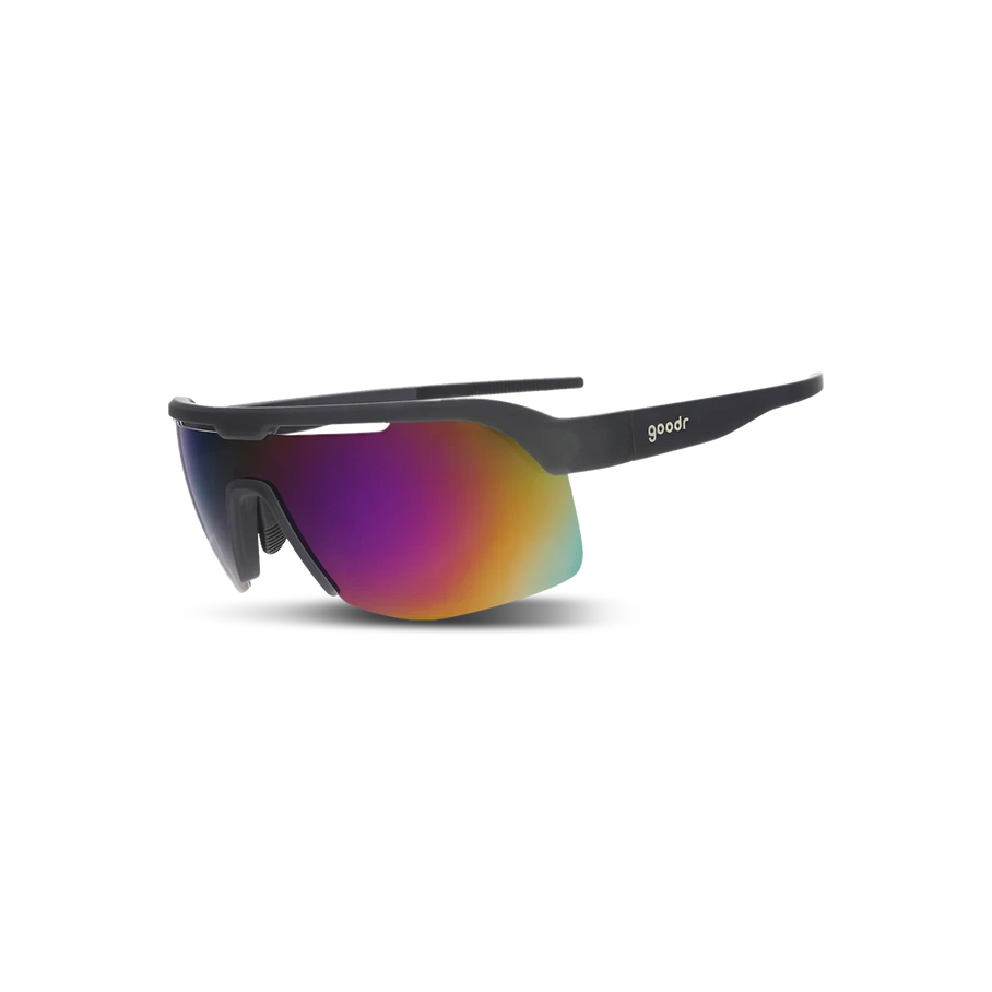Goodr Sunglasses - Bolt G, Born For The Highlight Reel, three-quarter view