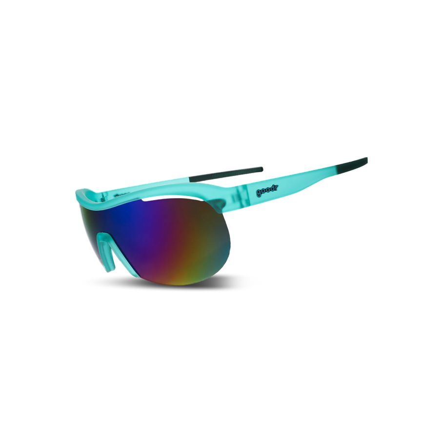 Goodr Sunglasses - Sonic G, Cue Slow-Mo Montage, three-quarter view