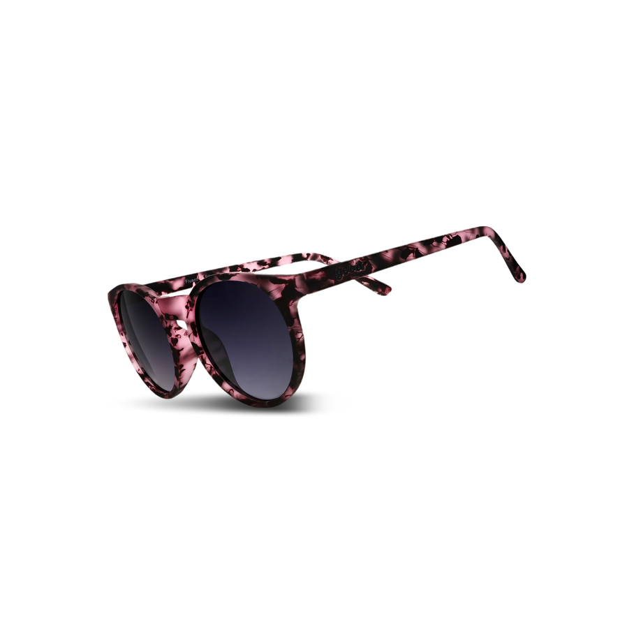 Goodr Sunglasses - Circle G, Fluent in Silence, three-quarter view