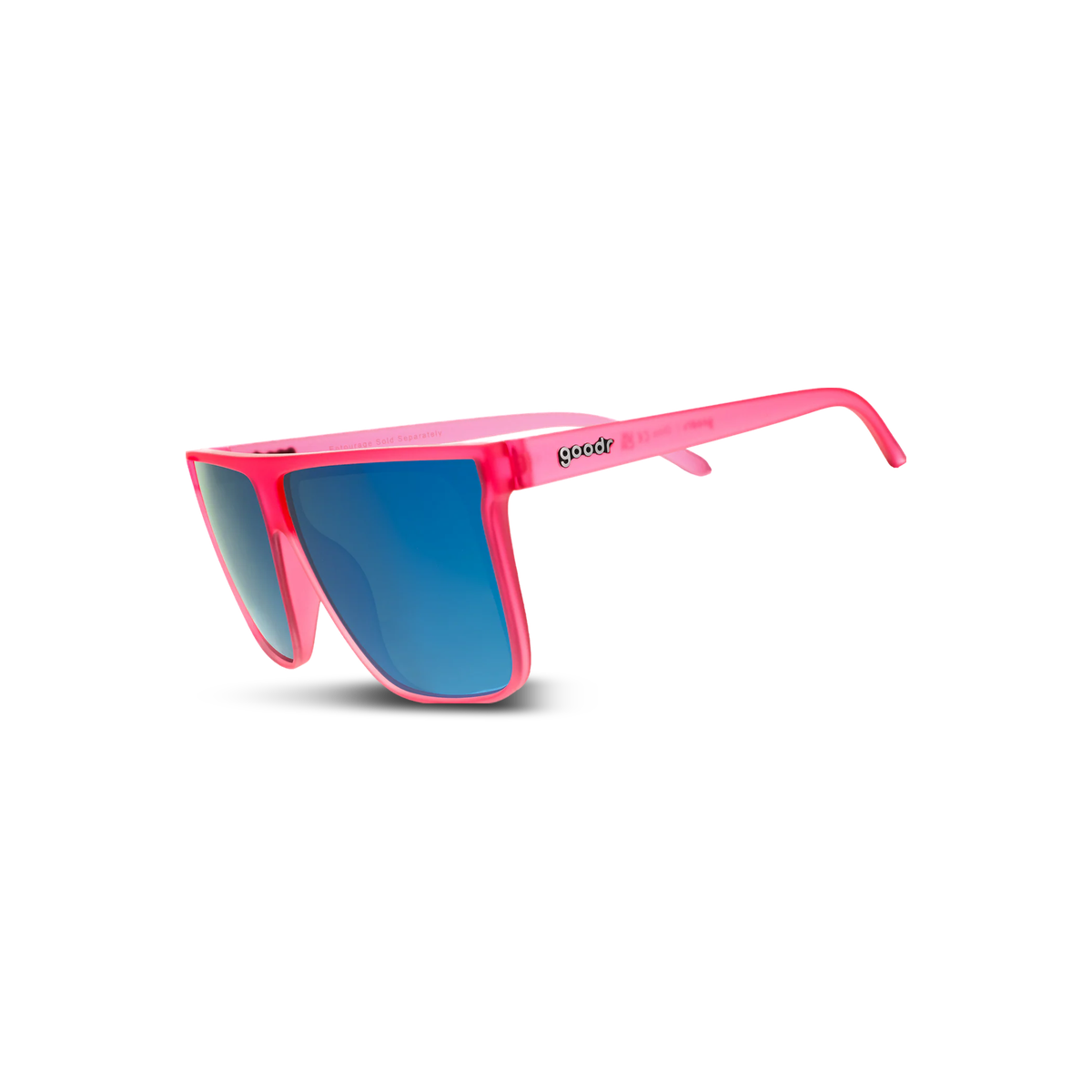 Goodr Sunglasses - Fly G, Entourage Sold Separately, three-quarter view
