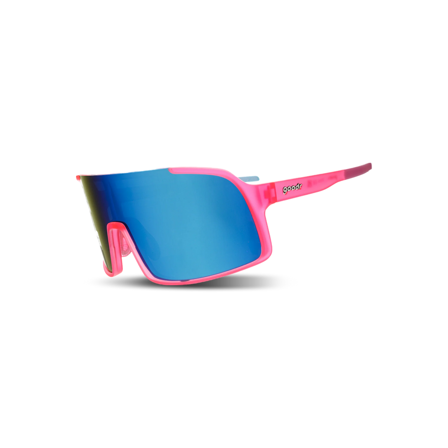 Goodr Sunglasses - Astro G, Ready the Confetti Canon, three-quarter view