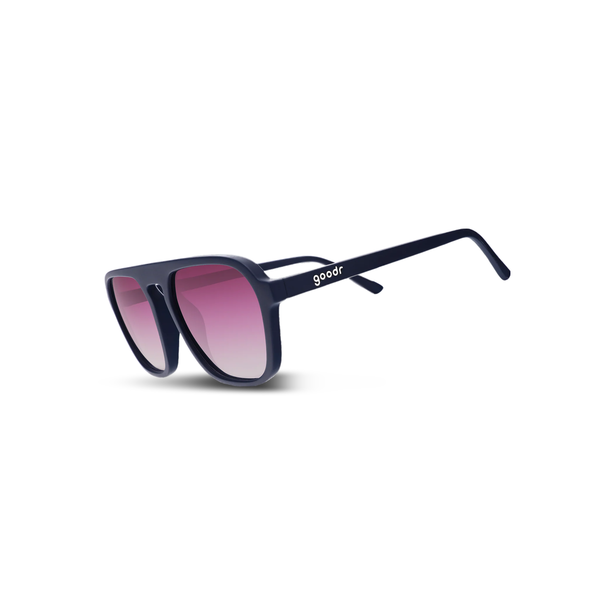 Goodr Sunglasses - Retro G, Deja Vu Daydream, three-quarter view