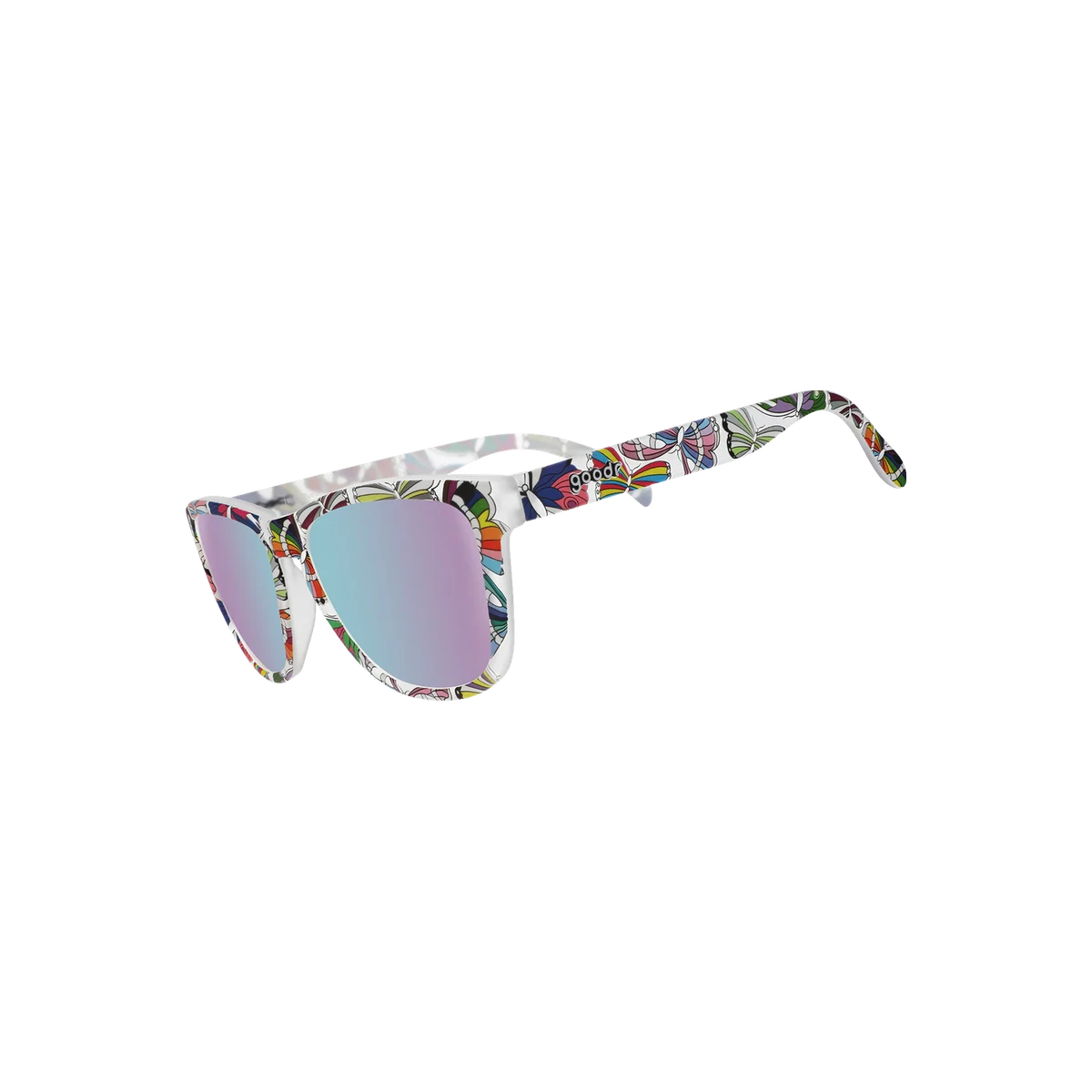Goodr Sunglasses - OG, three-quarter view