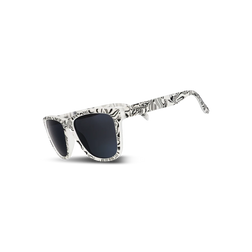 Goodr Sunglasses - OG, Zebra Jaspers Life Coach, three-quarter view