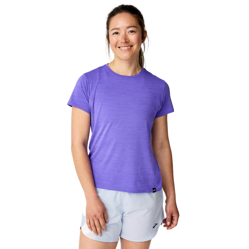 Brooks Women's  Luxe Short Sleeve Tee Shirt