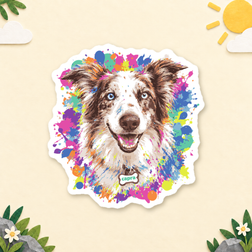 "Zeus" Capra Dog Sticker