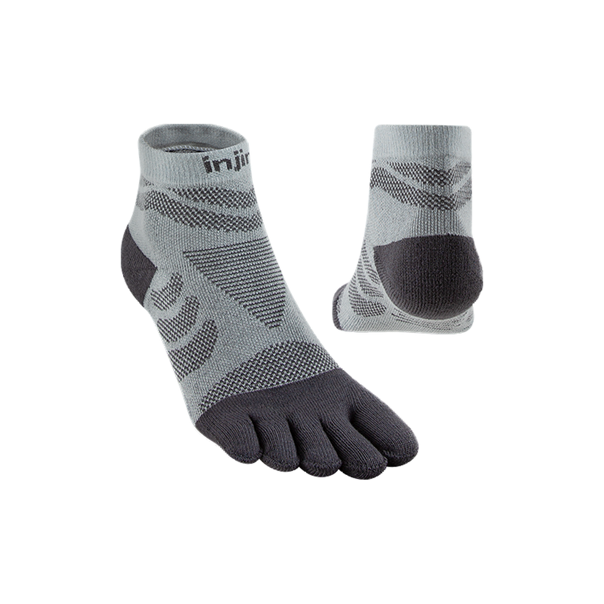Injinji Ultra Run Mini-Crew Socks - Women's, Slate, sock view