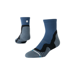 Stance Run Socks - Light Cushioning - Quarter, Pace - Turbulance, sock view