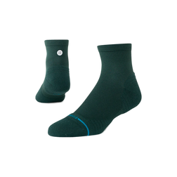 Stance Run Socks - Light Cushioning - Quarter, Pine / L, sock view