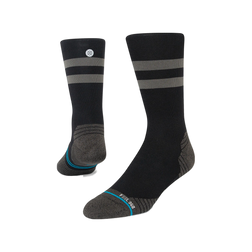 Stance Run Socks - Ultralight Cushioning - Crew, Franchise Black, sock view