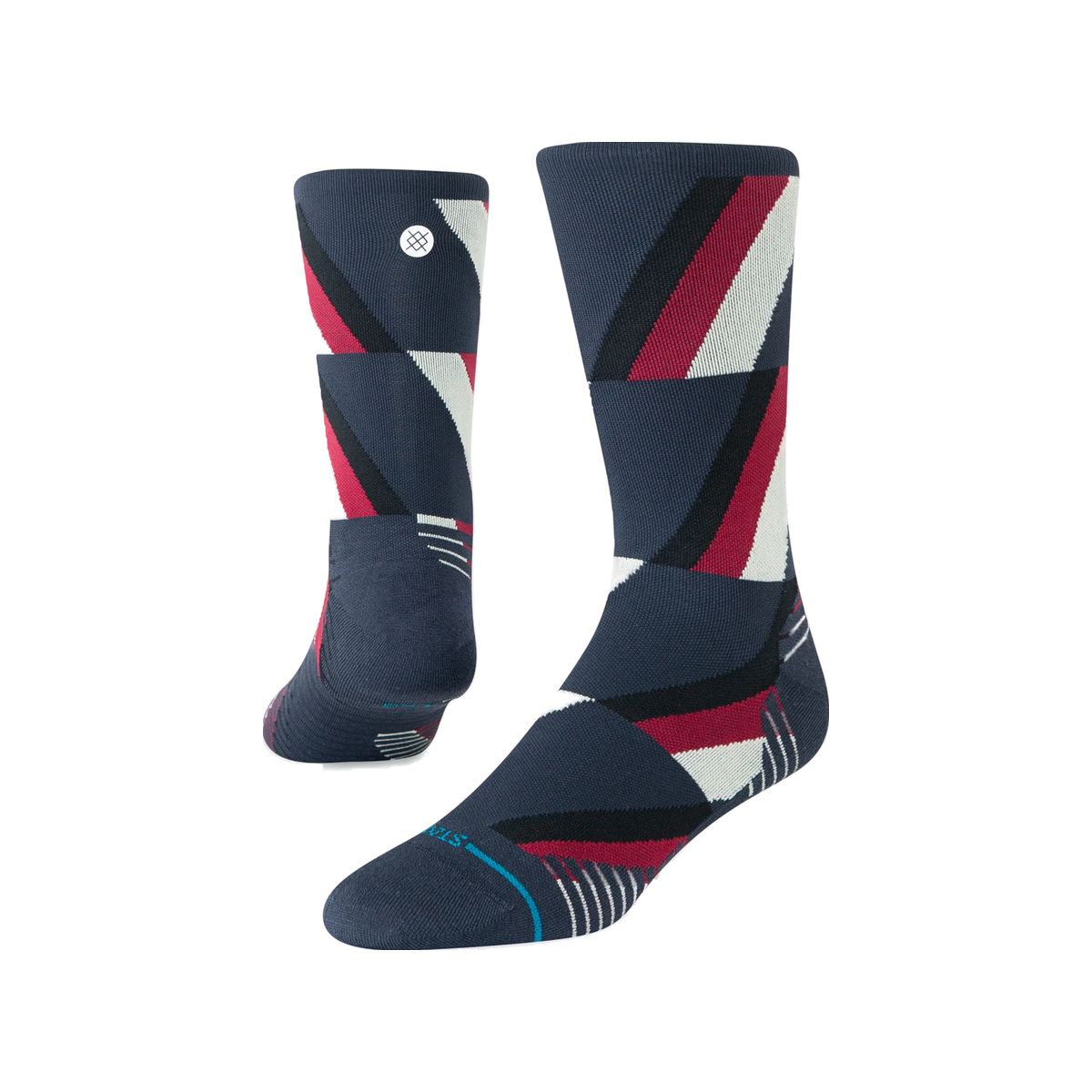 Stance Run Socks - Ultralight Cushioning - Crew, Gamma Ray, sock view