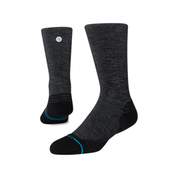 Stance Run Socks - Light Cushioning - Crew, Run Black, sock view
