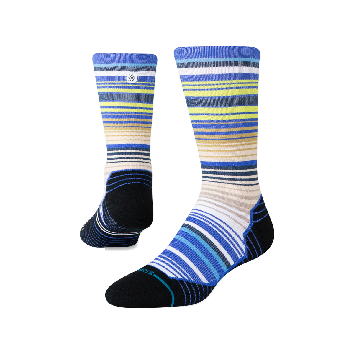 Stance Run Socks - Light Cushioning - Crew, Jorongo - Blue, sock view