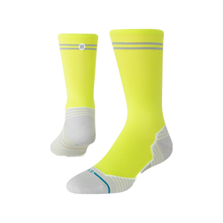 Stance Run Socks - Light Cushioning - Crew, Reflector - Volt, sock view