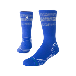 Stance Run Socks - Light Cushioning - Crew, Reflector Boyd - Blue, sock view