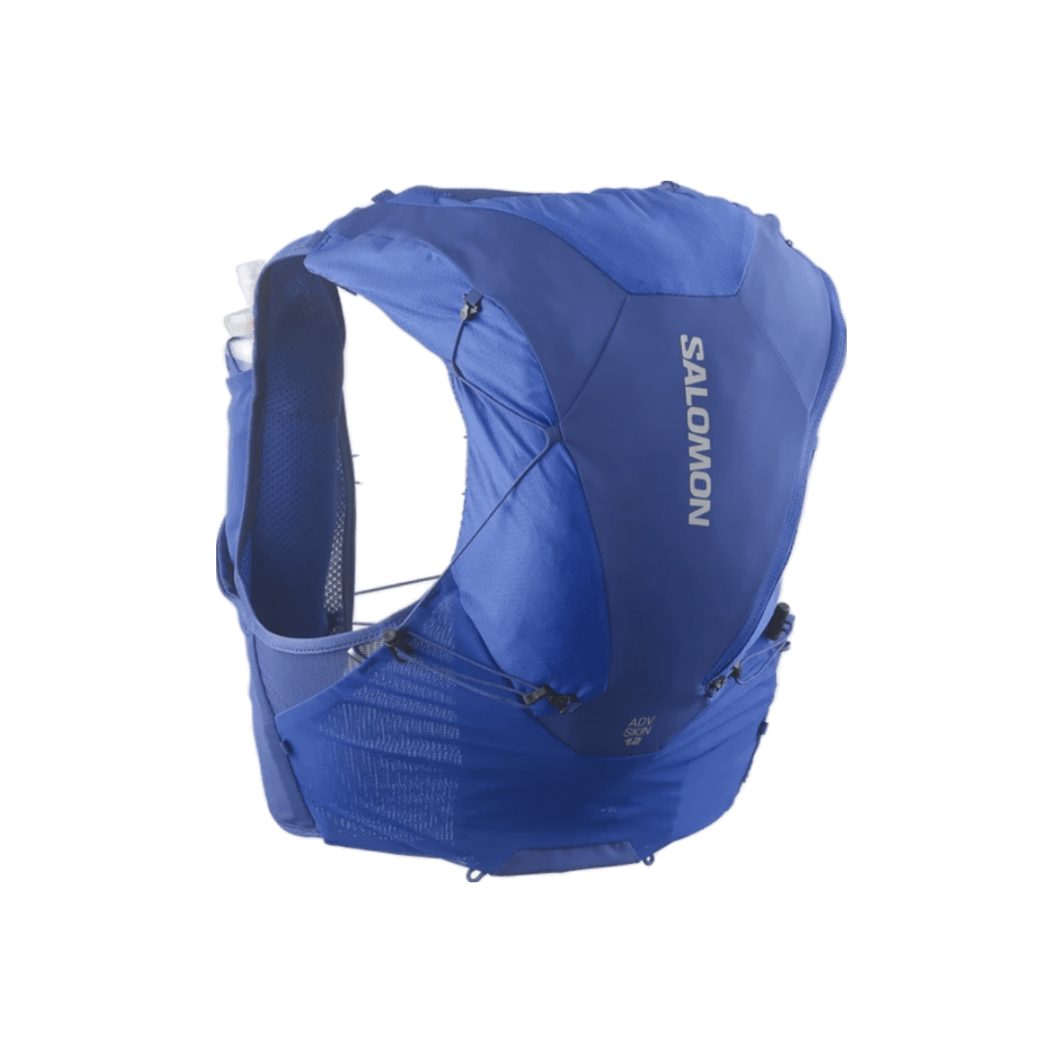 Salomon ADV Skin 12 Running Vest (with Flasks) - Unisex, Nautical Blue, vest view