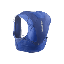Salomon ADV Skin 12 Running Vest (with Flasks) - Unisex, Nautical Blue, vest view