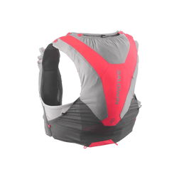Salomon ADV Skin 5 Running Vest (with Flasks) - Unisex, Castlerock/Alloy/Neon Flame, vest view
