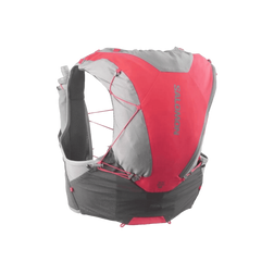 Salomon ADV Skin 12 Running Vest (with Flasks) - Unisex, Castlerock/Alloy/Neon Flame, vest view