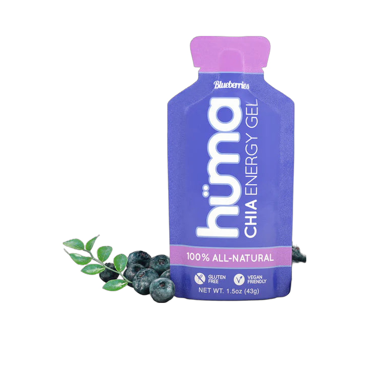 Huma Gel, Blueberry, pack view