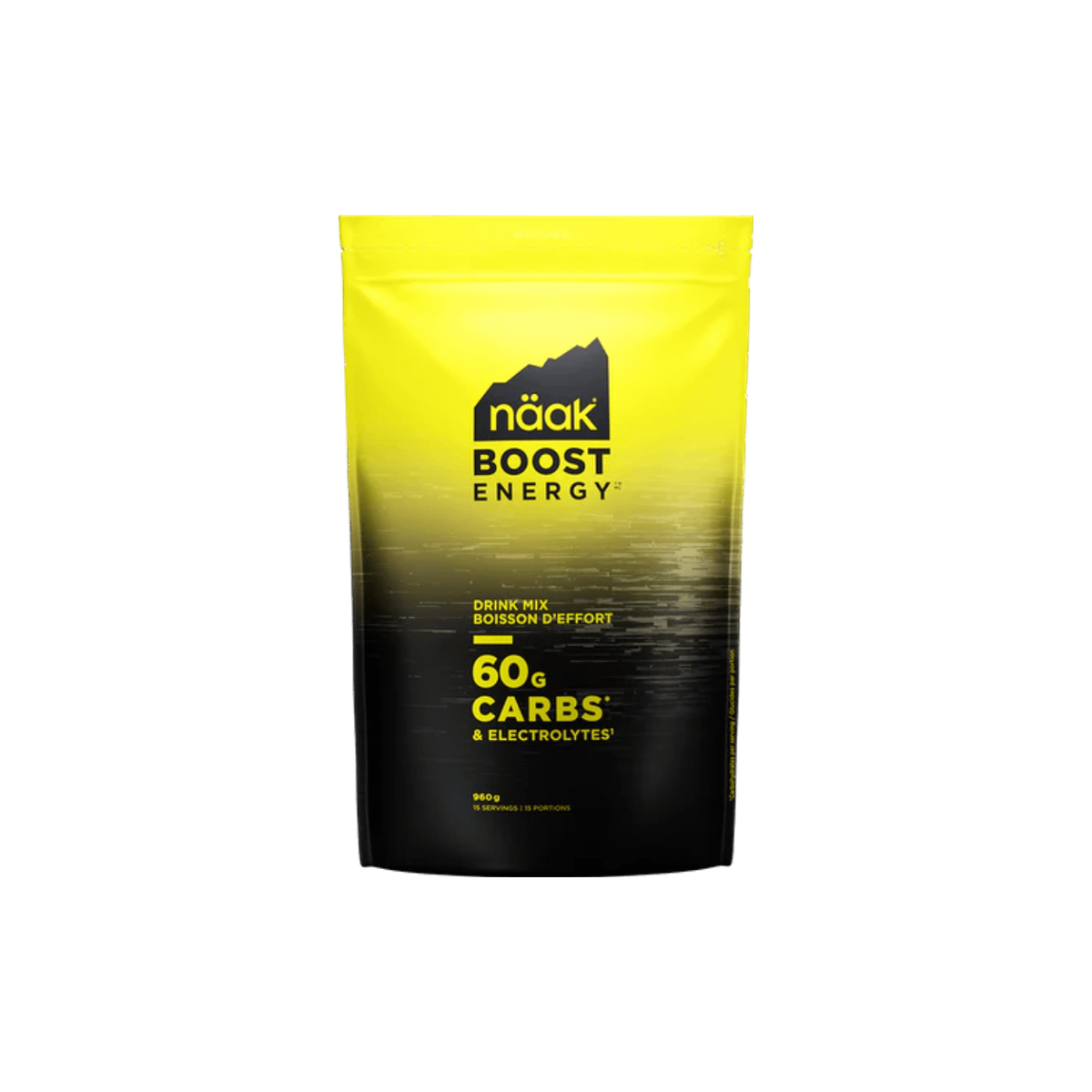 Naak Boost Energy Drink Mix, Neutral / Bag (960g), pack view