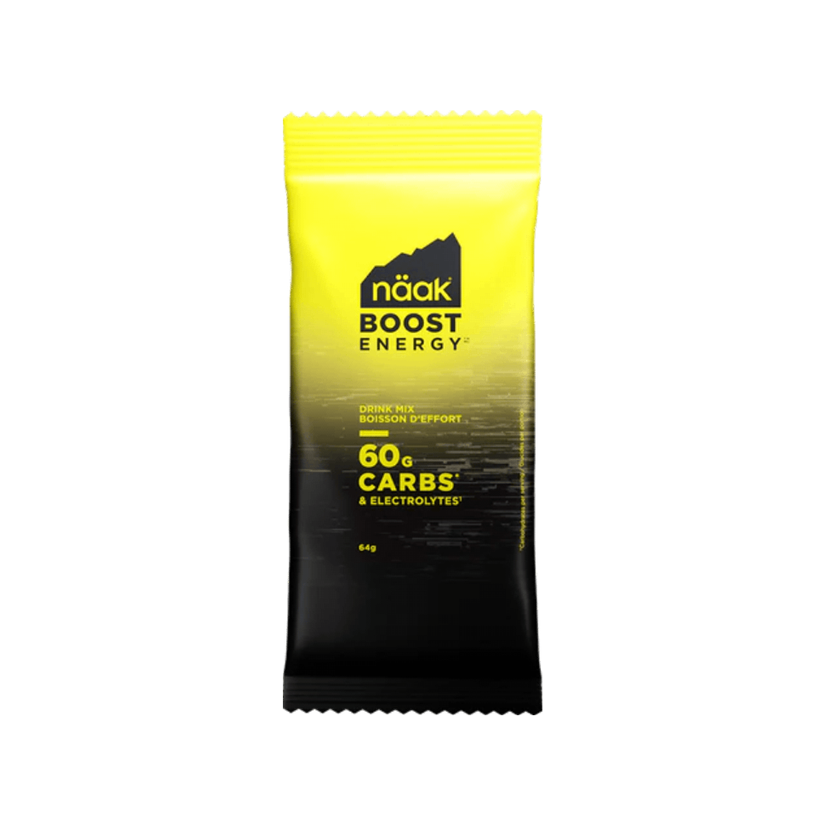 Naak Boost Energy Drink Mix, Neutral / Single Serving (65g), pack view