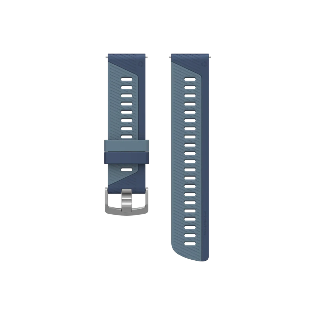 Coros Accessory watch band, 22mm / Silicone - Navy/Blue, product view