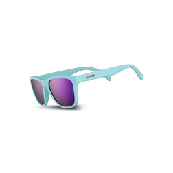 Goodr Sunglasses - OG, Electric Dinotopia Carnival, three-quarter view