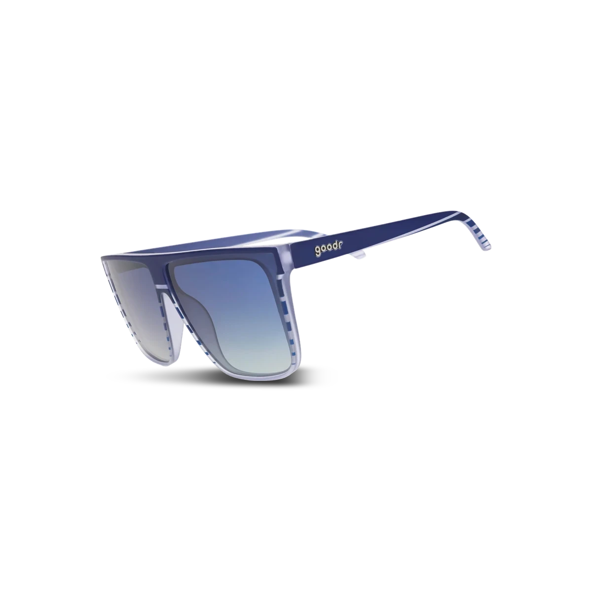 Goodr Sunglasses - Fly G, Ocean Drive Nightlife, three-quarter view