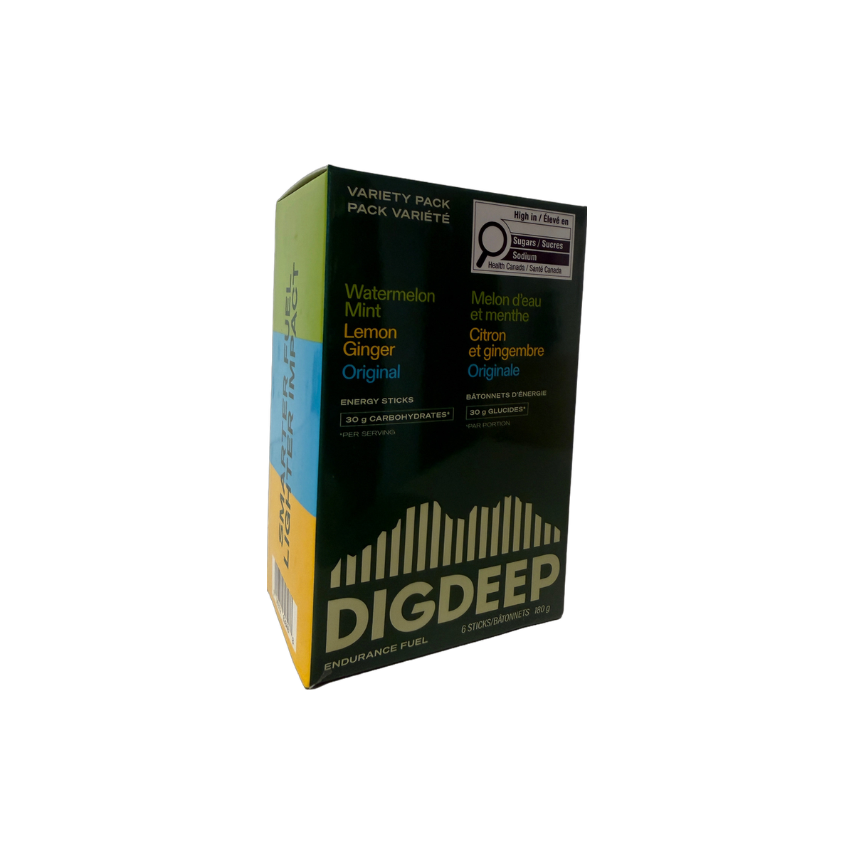 Dig Deep Endurance Fuel, Variety Pack, pack view