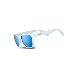 Goodr Sunglasses - OG, Iced by Yetis, three-quarter view