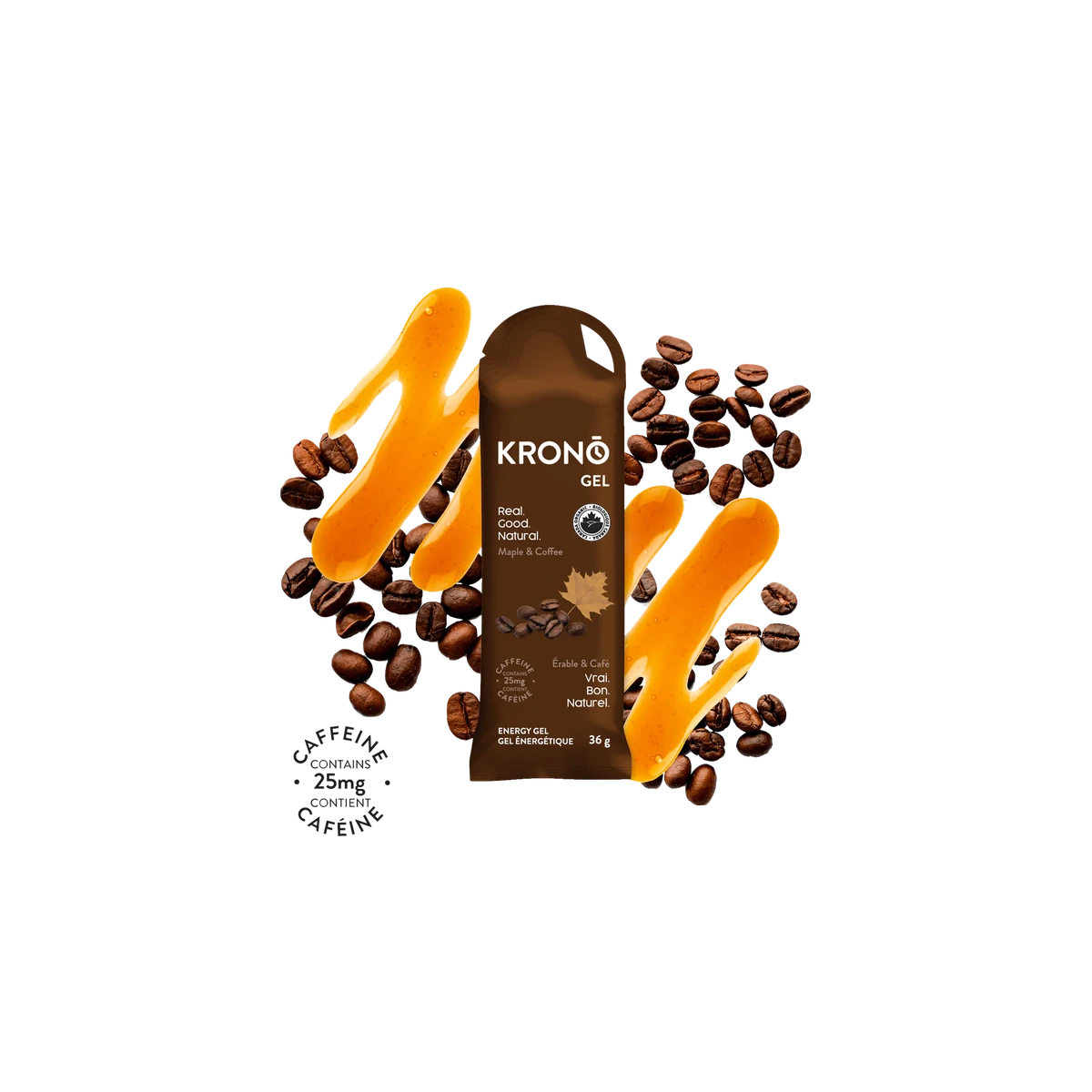 Krono Energy Gel, Maple and coffee, pack view