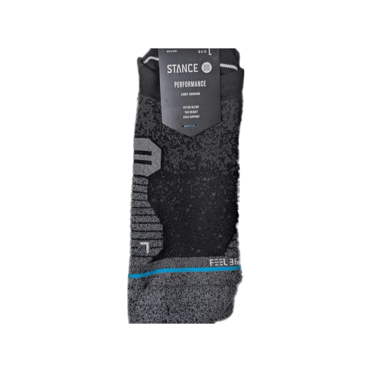 Stance Run Socks - Ultralight Cushioning - Tab, sock view
