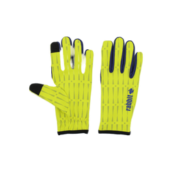 Rabbit Low Light Tech Gloves, Evening Primrose Reflective, product view
