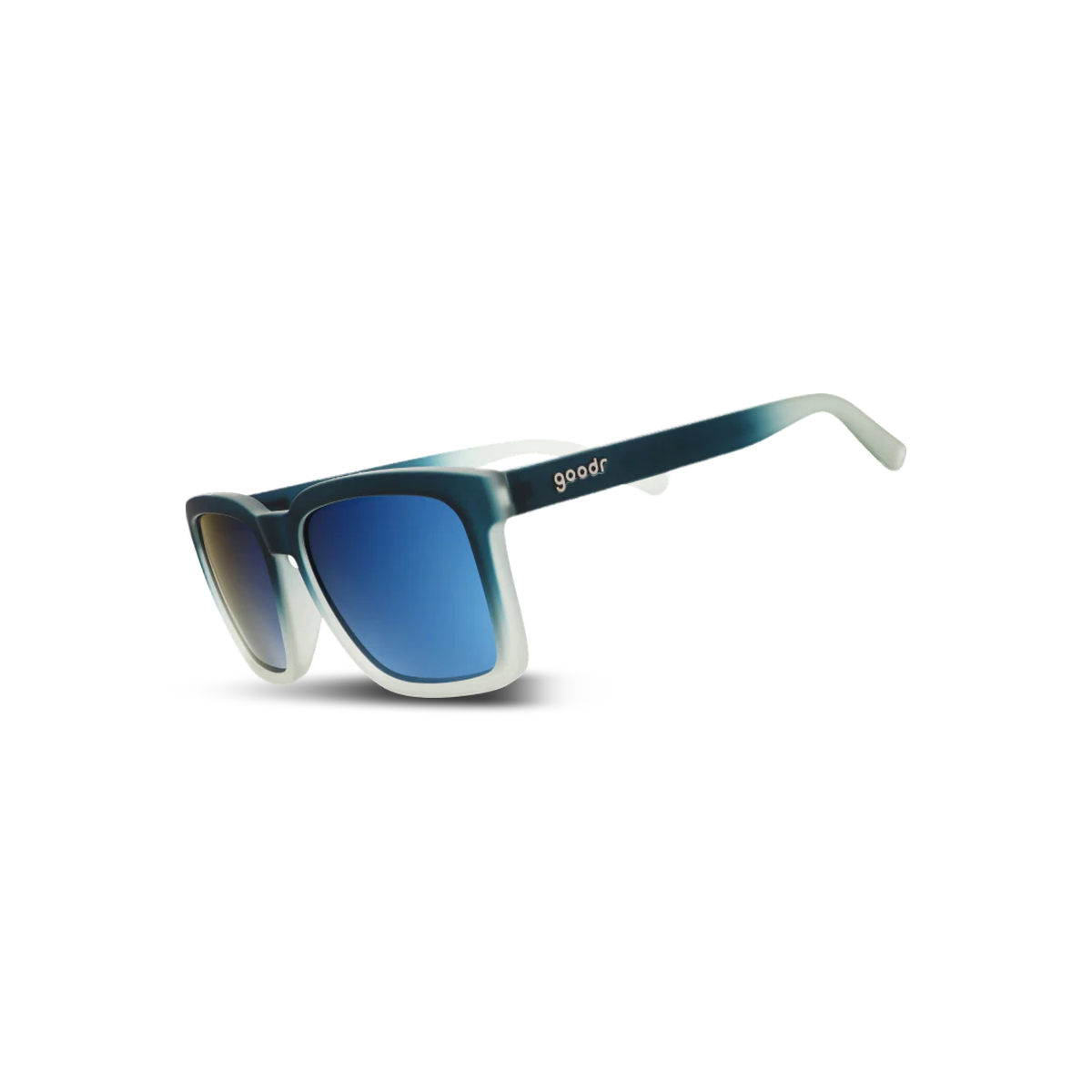 Goodr Sunglasses - Slate G, Lost in the Labyrinth, three-quarter view