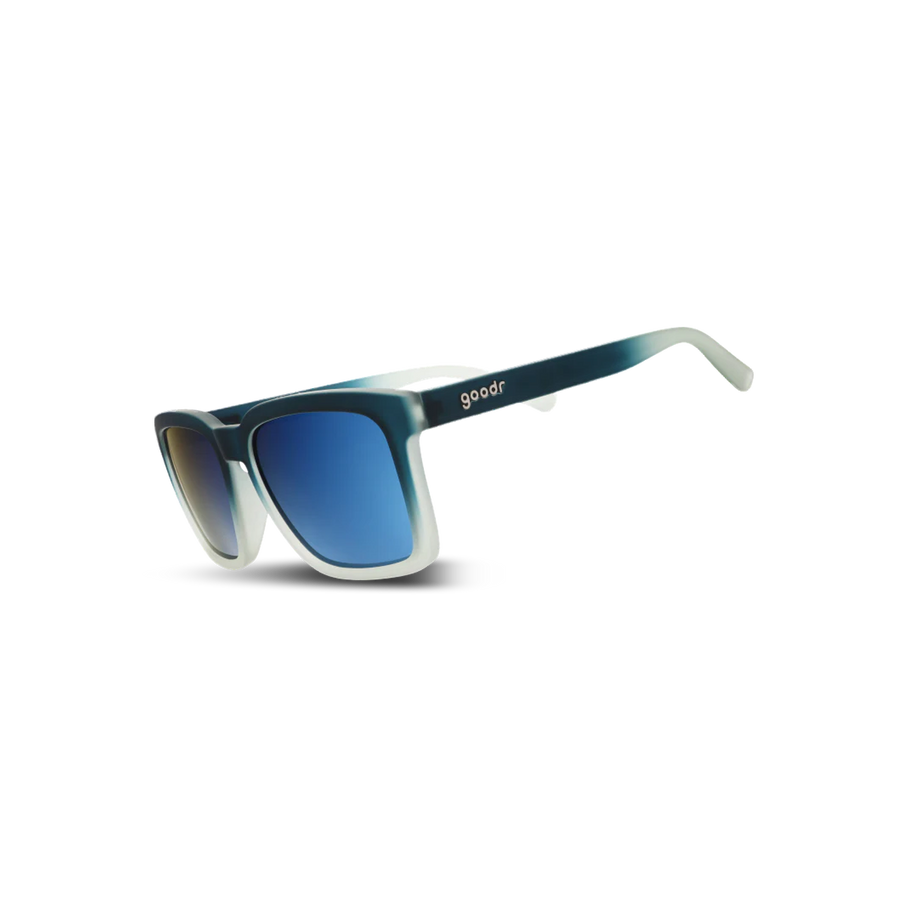 Goodr Sunglasses - Slate G, Lost in the Labyrinth, three-quarter view