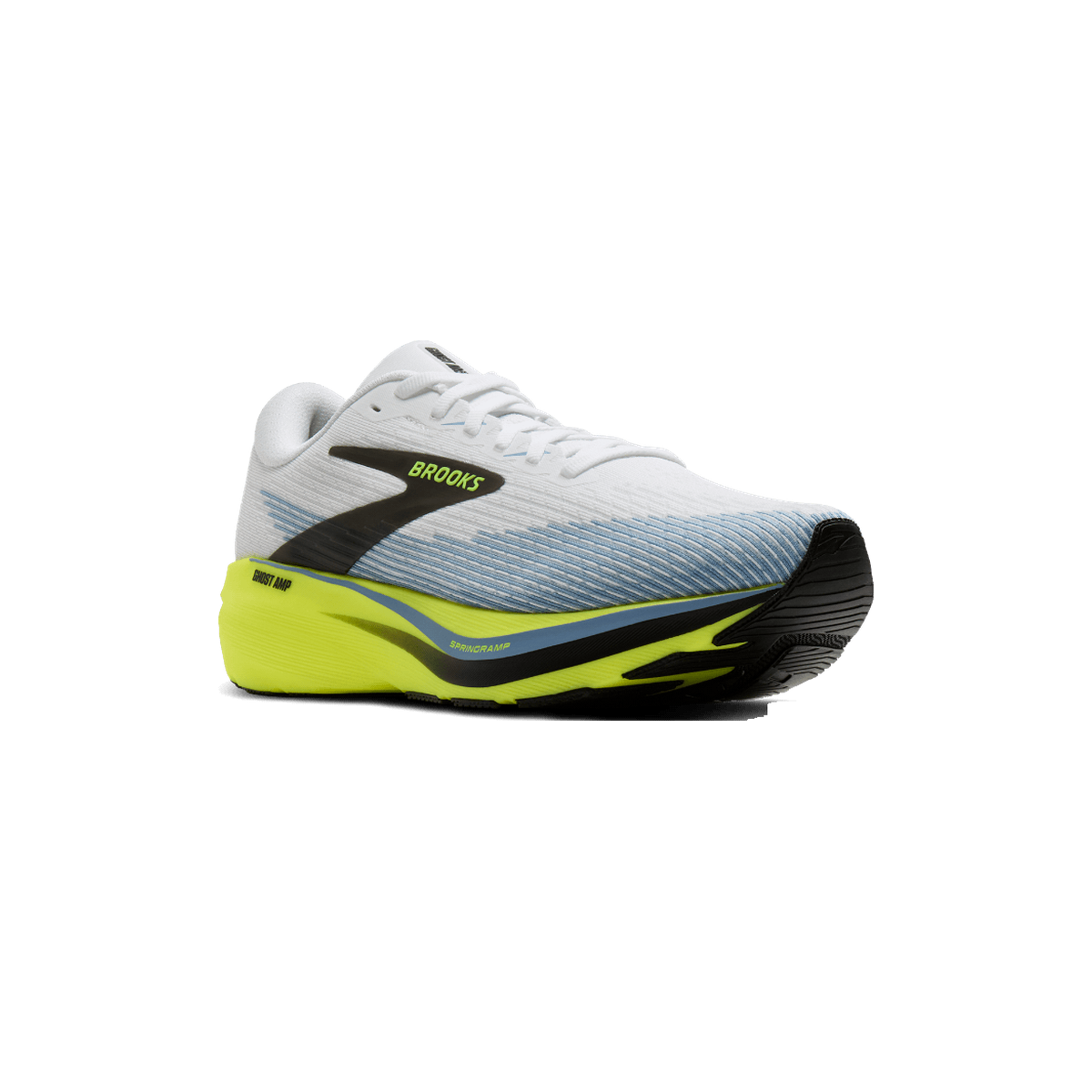 Brooks Ghost AMP Road Running Shoes - Men's, three-quarter view