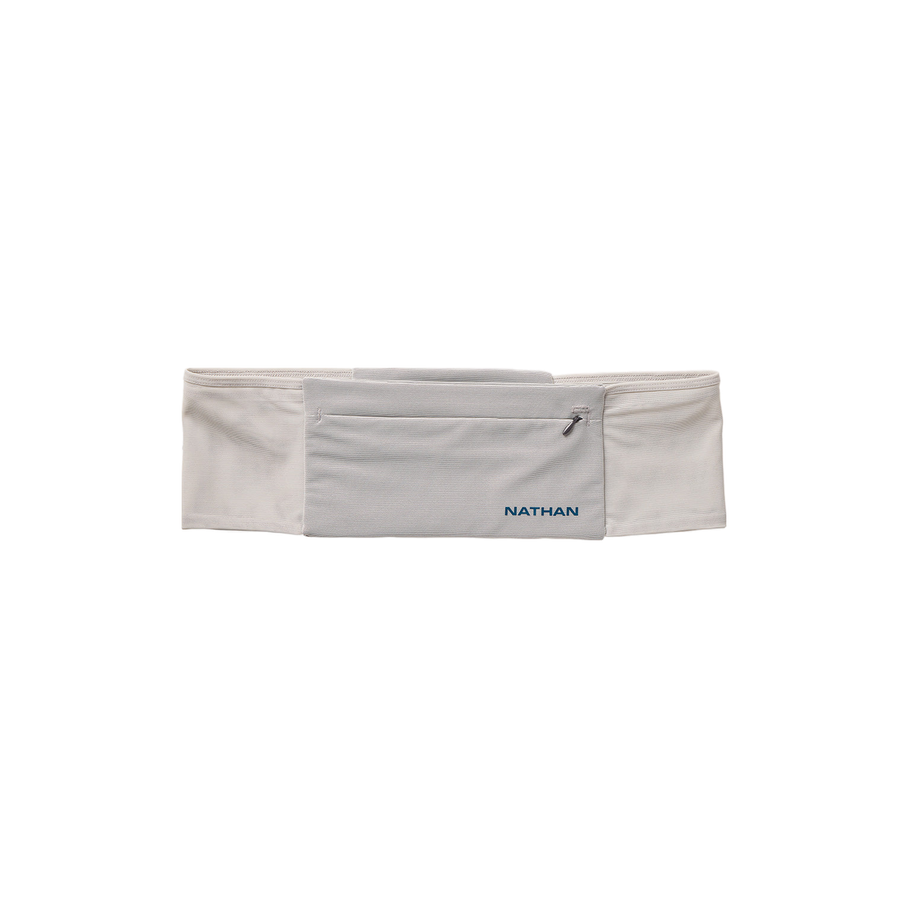 Nathan Zipster Max Waist Belt, Vapour Grey/Sailor Blue, belt view