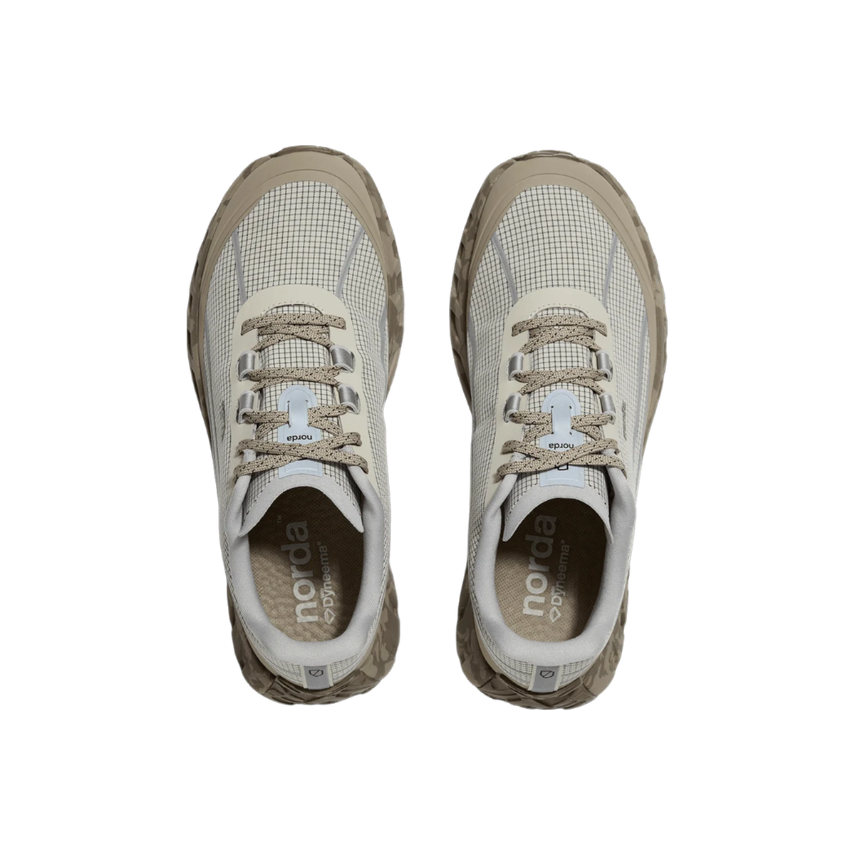 norda 002 Trail Running Shoes, overhead view
