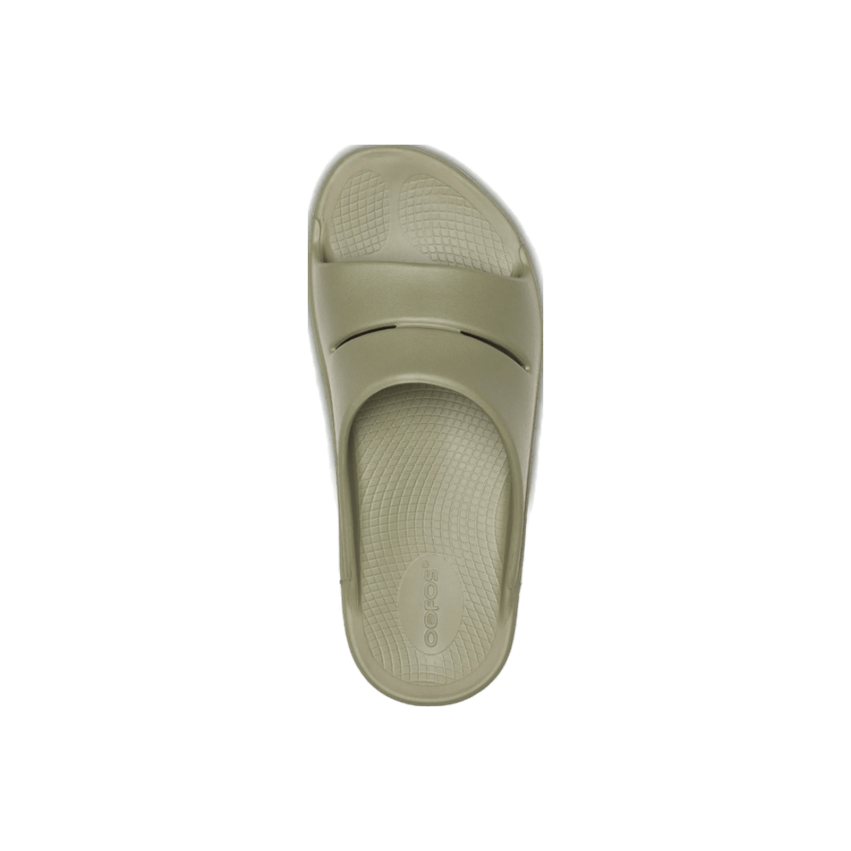 Oofos Ooahh Slip-on Sandals, overhead view