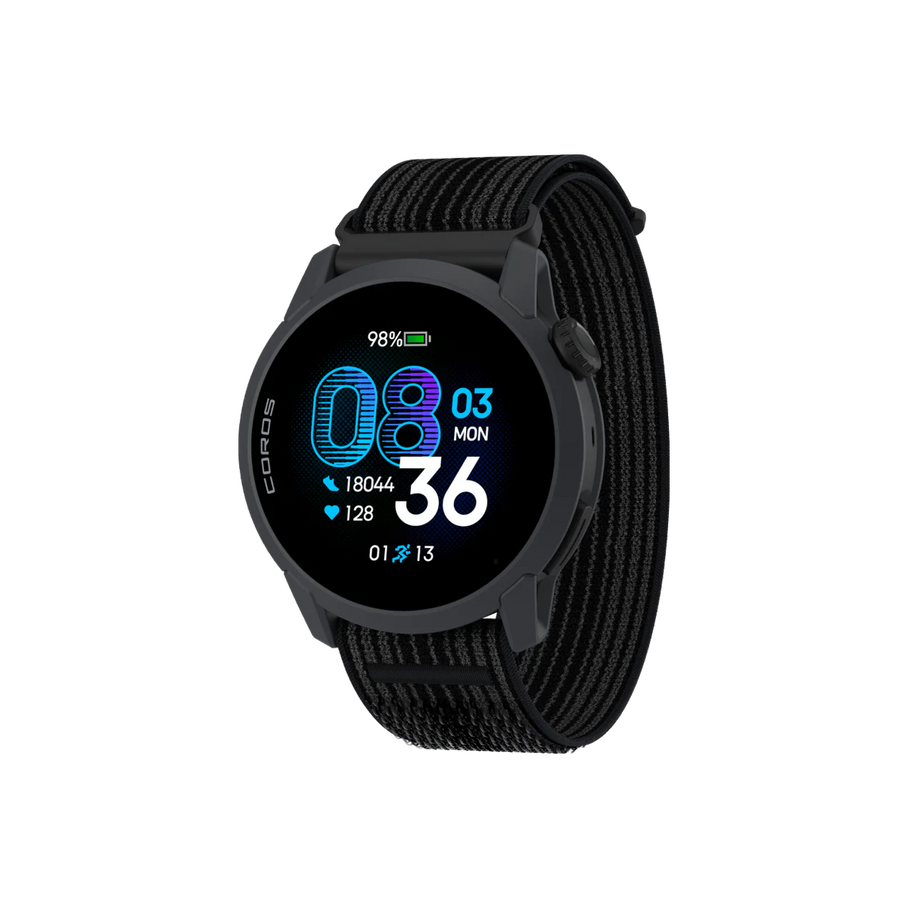 Coros Pace 4 Multisport GPS Watch, Black / Nylon, product view