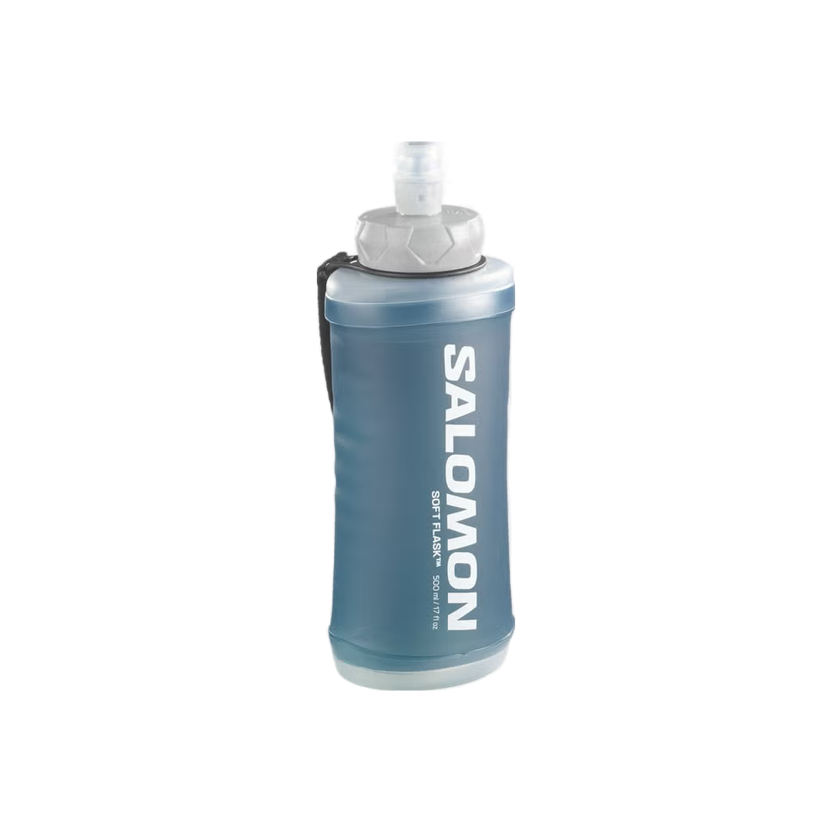 Salomon Active Handheld Running Flask (500mL), Black/Slate Grey, product view