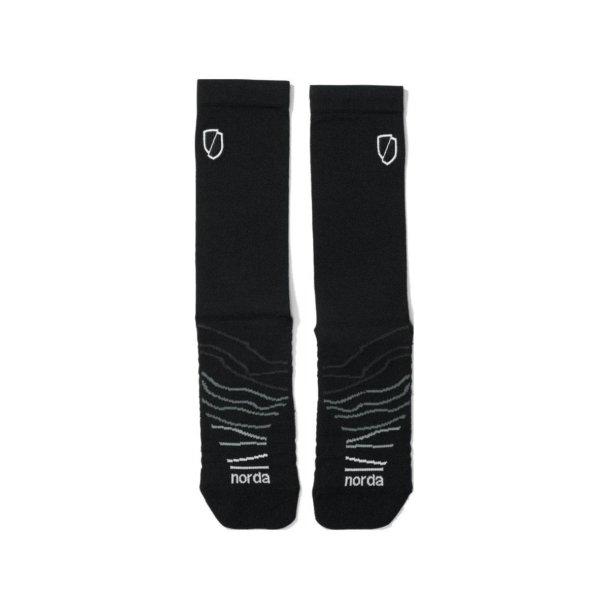 norda Performance Socks - Unisex, Black, sock view