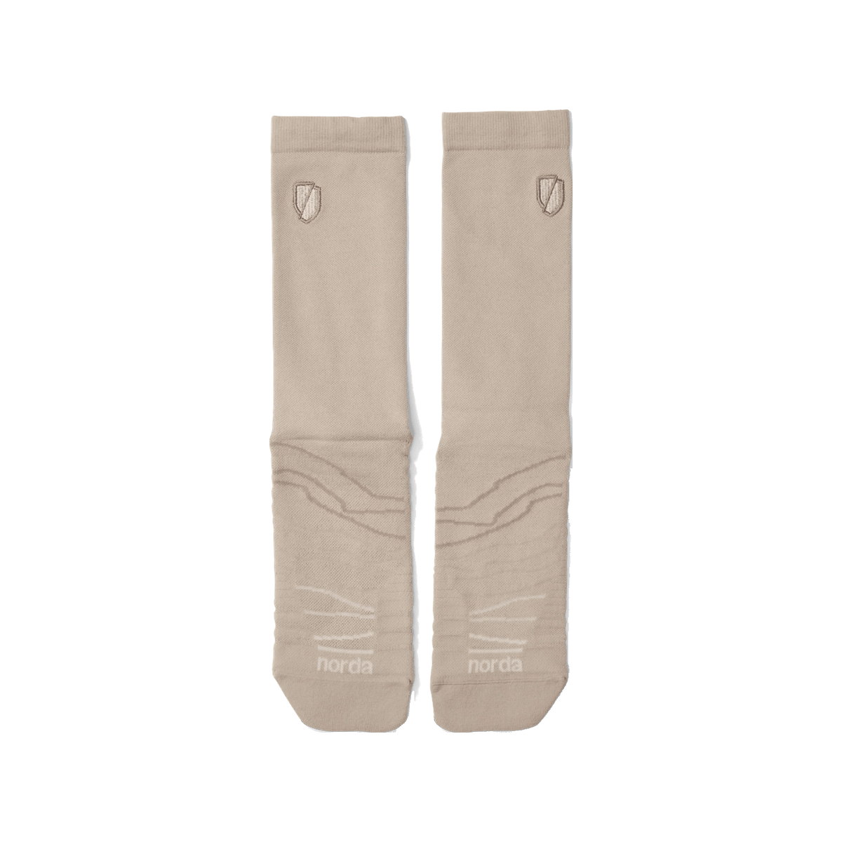 norda Performance Socks - Unisex, Cinder, sock view