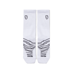norda Performance Socks - Unisex, White, sock view