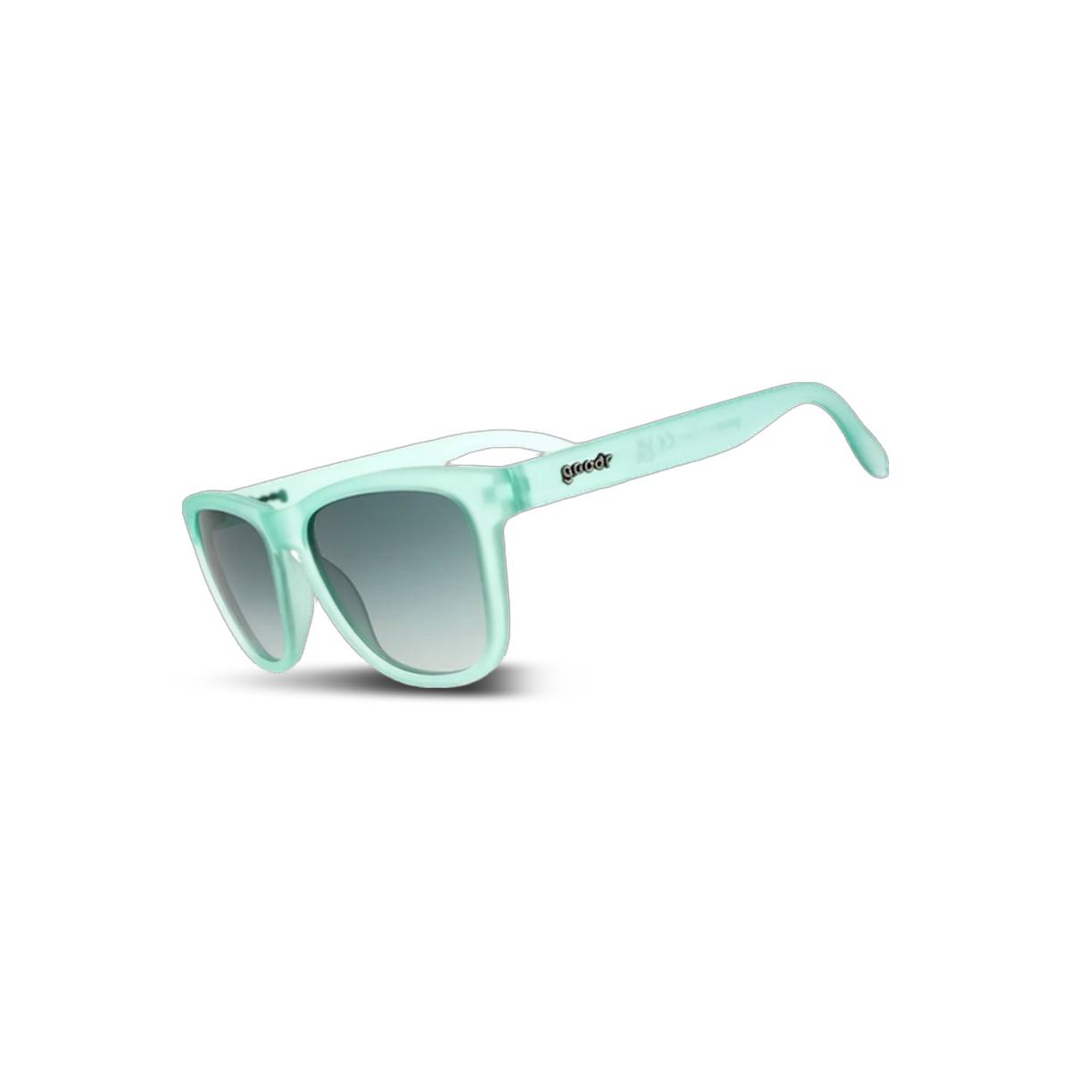 Goodr Sunglasses - OG, Dinner Mint Debauchery, three-quarter view