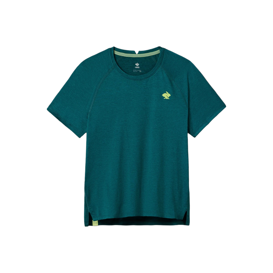 Rabbit EZ Tee Short Sleeve Running Top - Women's, Gulf Coast, product view